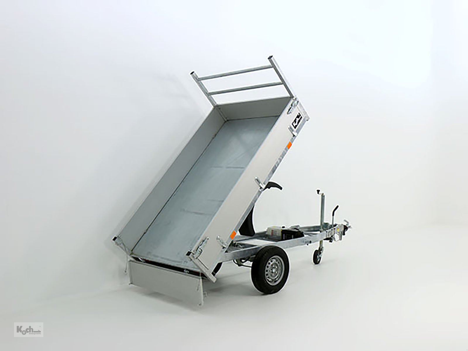 Anhänger typu Sonstige Heckkipper 150x250cm 1,3t|E-Pumpe (Ki12312073So), Neumaschine v Winsen (Luhe) (Obrázek 2)